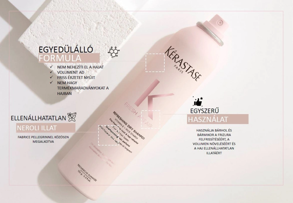 Kérastase Fresh Affair Refreshing Dry Shampoo 233ml képe 3